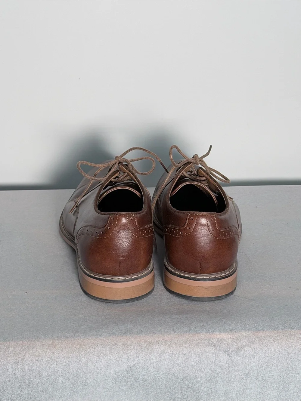 Madden Classic Brown Leather Derby Shoes - Lace-Up Men's Oxfords 9.5